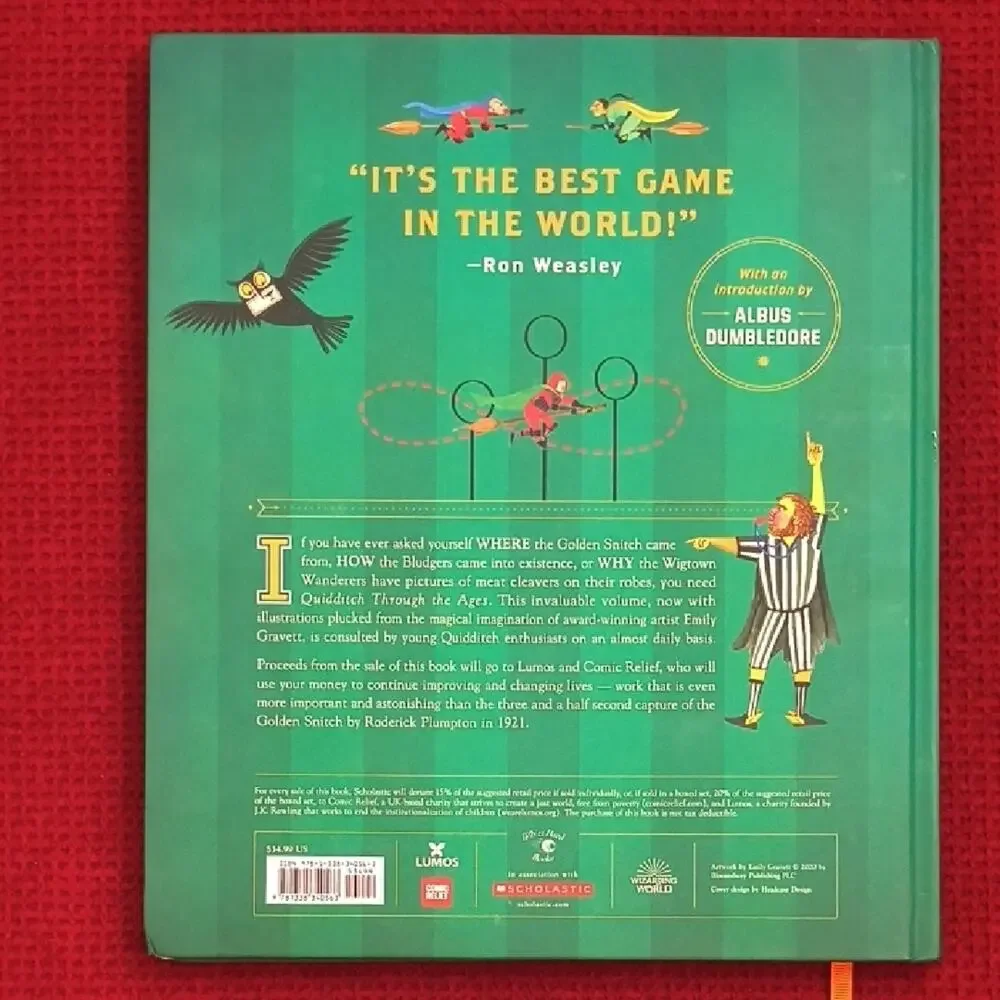Harry Potter, Quidditch Through the Ages Book, EUC